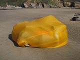 Strange beach rock